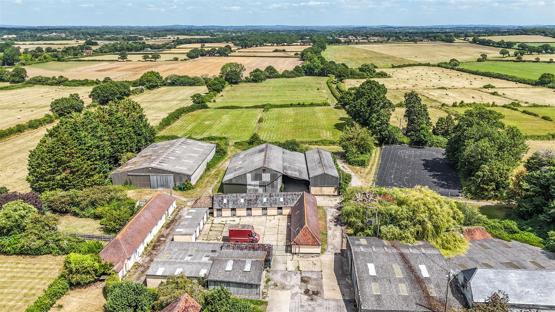 Bungalow & Stable Church Farm Drone -29.jpg